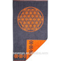 Flower of Life Home& Garden Orange Jacquard Beach Bath Towels BT-137 China Supplier